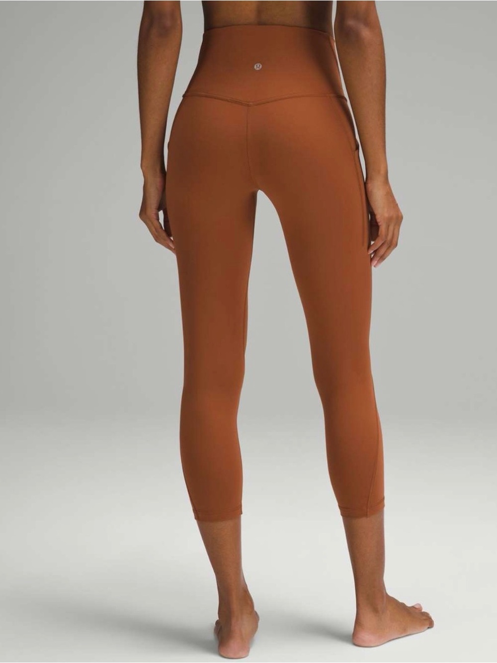 lululemon athletica High-Rise Cropped Leggings - Rust Brown